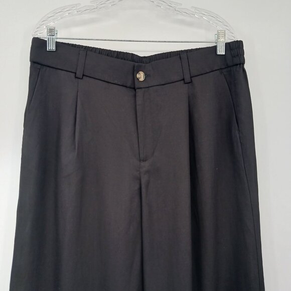 Torrid Wide Leg Studio Linen High Rise Pant Black Size 12 TALL Trousers NWT - Picture 5 of 15